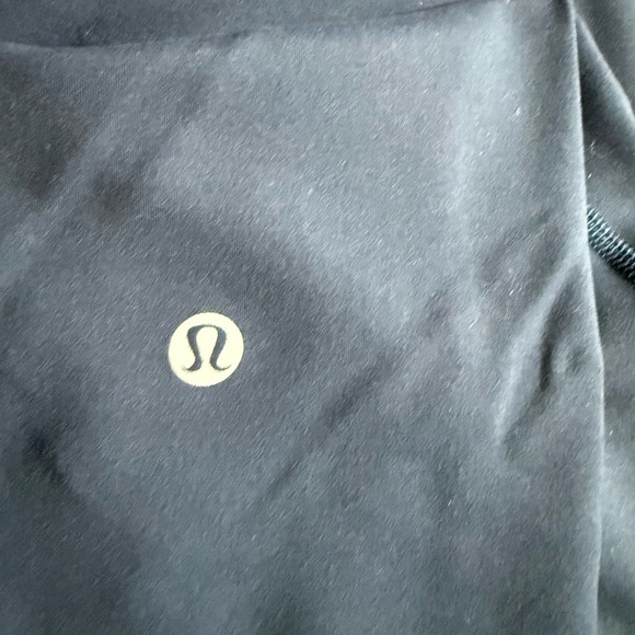 lululemon Navy Blue Leggings Wunder Train High Rise Tight 25” *Hem Slit - Picture 4 of 7